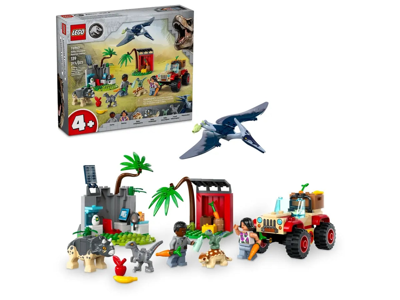 Lego jurassic world centro di soccorso dei baby dinosauri