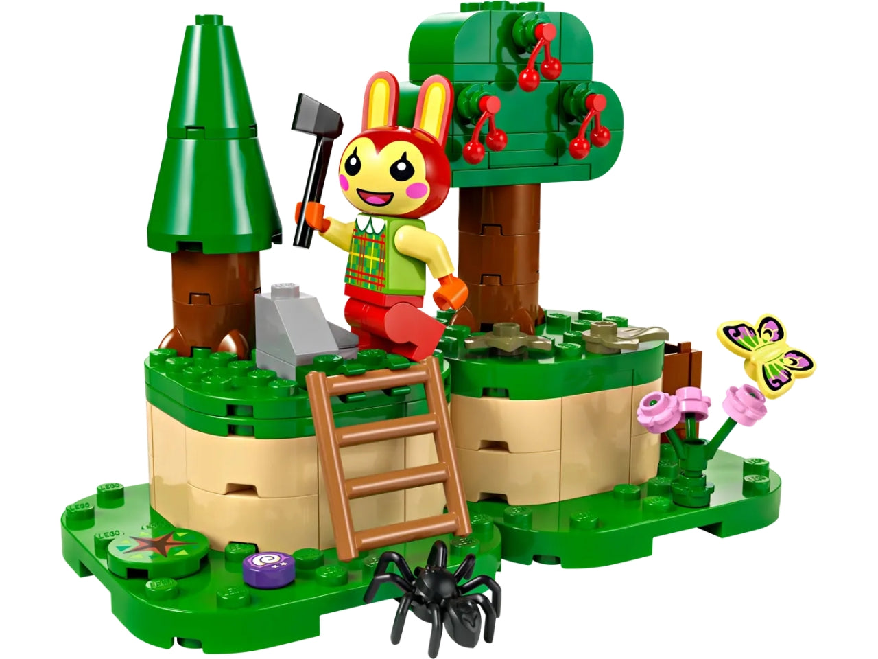 Lego animal crossing bonny in campeggio