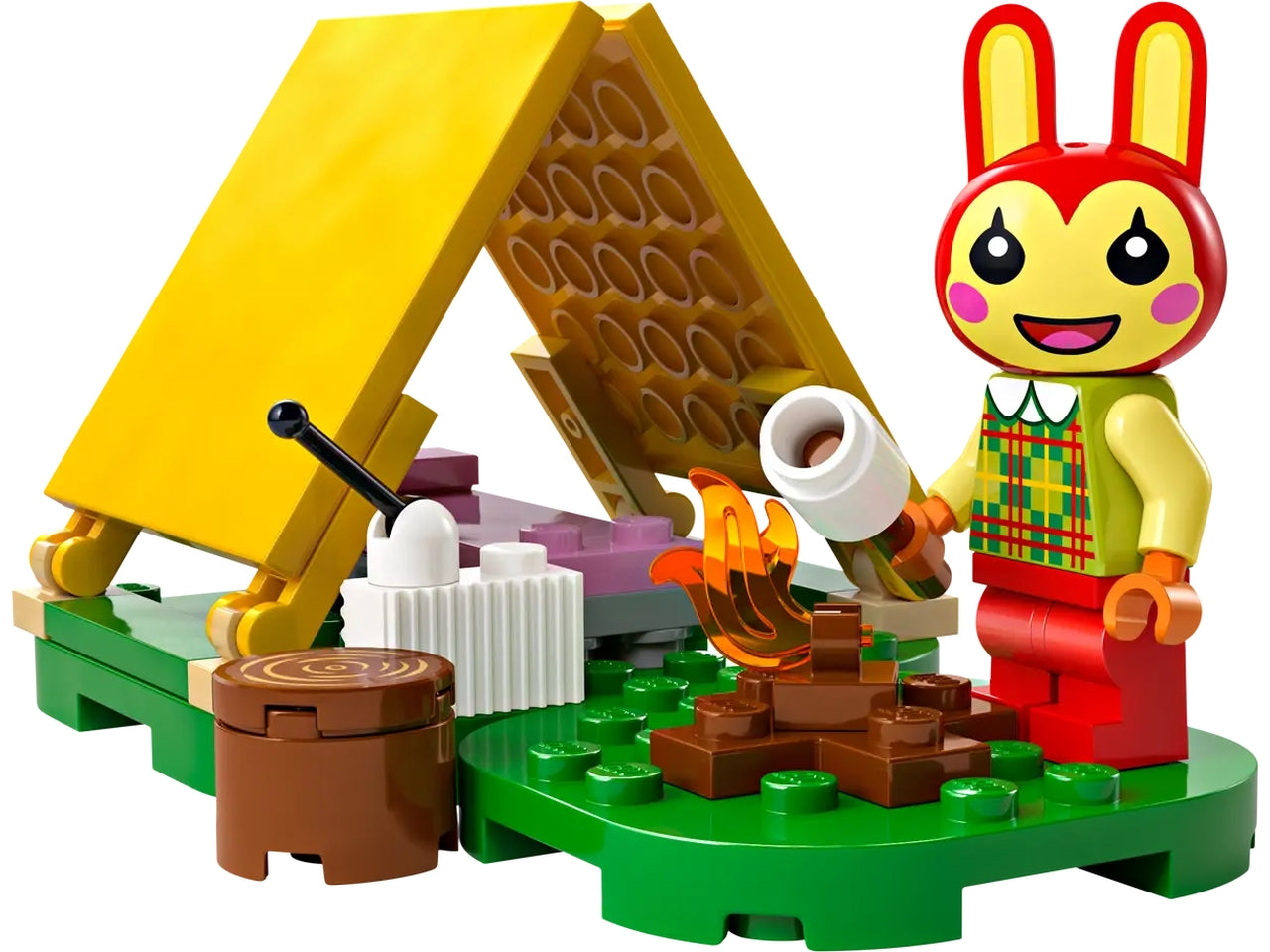 Lego animal crossing bonny in campeggio