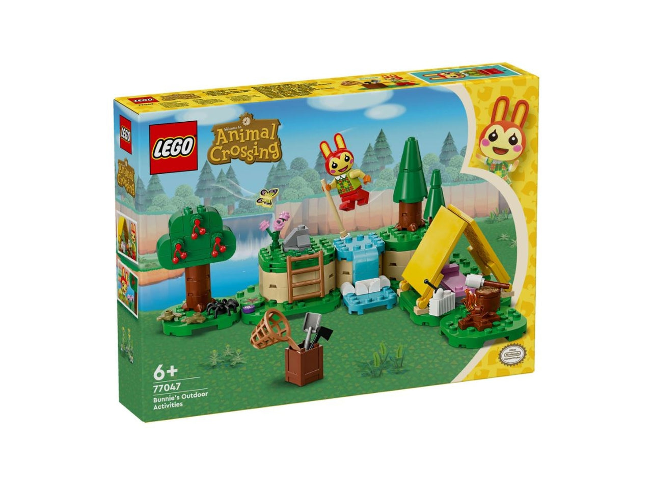 Lego animal crossing bonny in campeggio