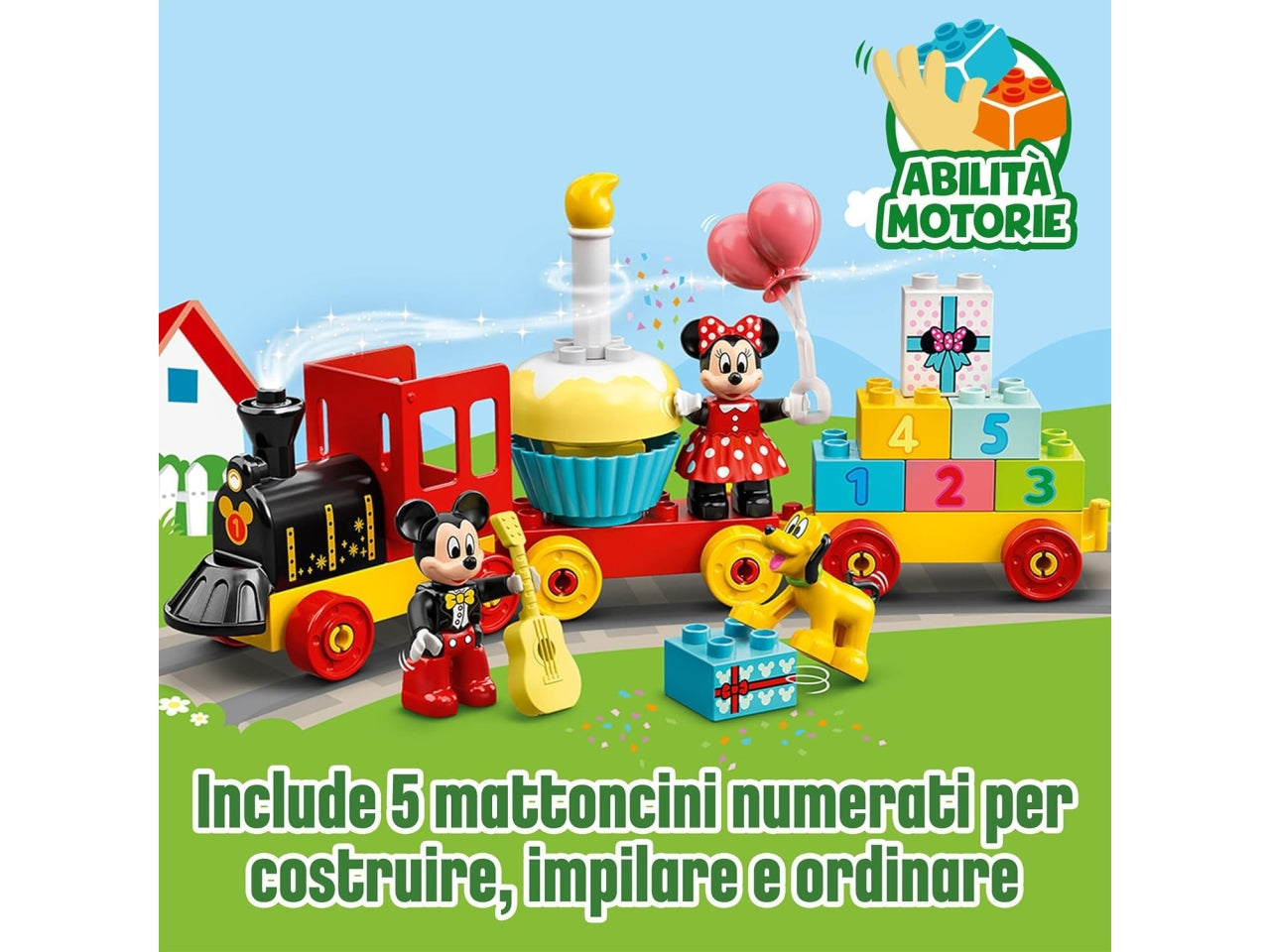 Lego Duplo Disney Treno Compleanno Topolino e Minnie 10941