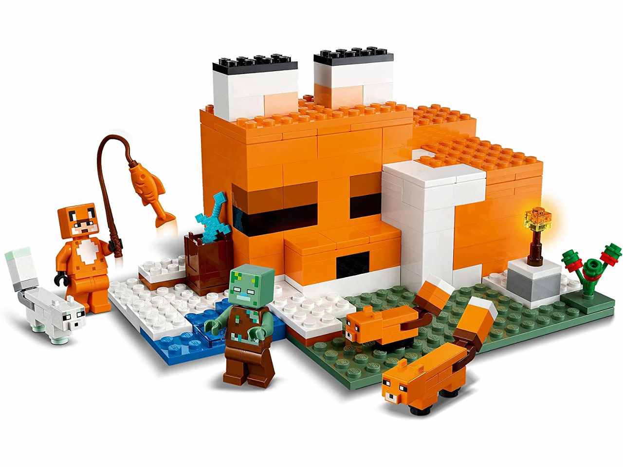 Lego Minecraft Il Capanno della Volpe 21178