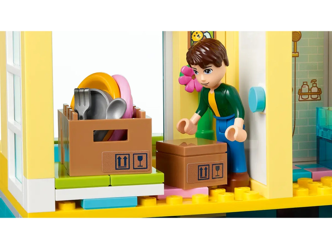 Lego edificio della strada principale.