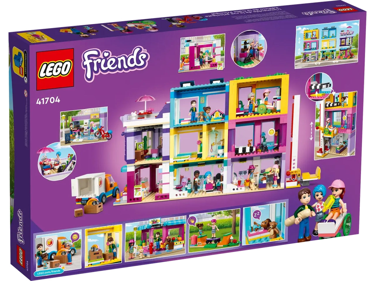 Lego edificio della strada principale.