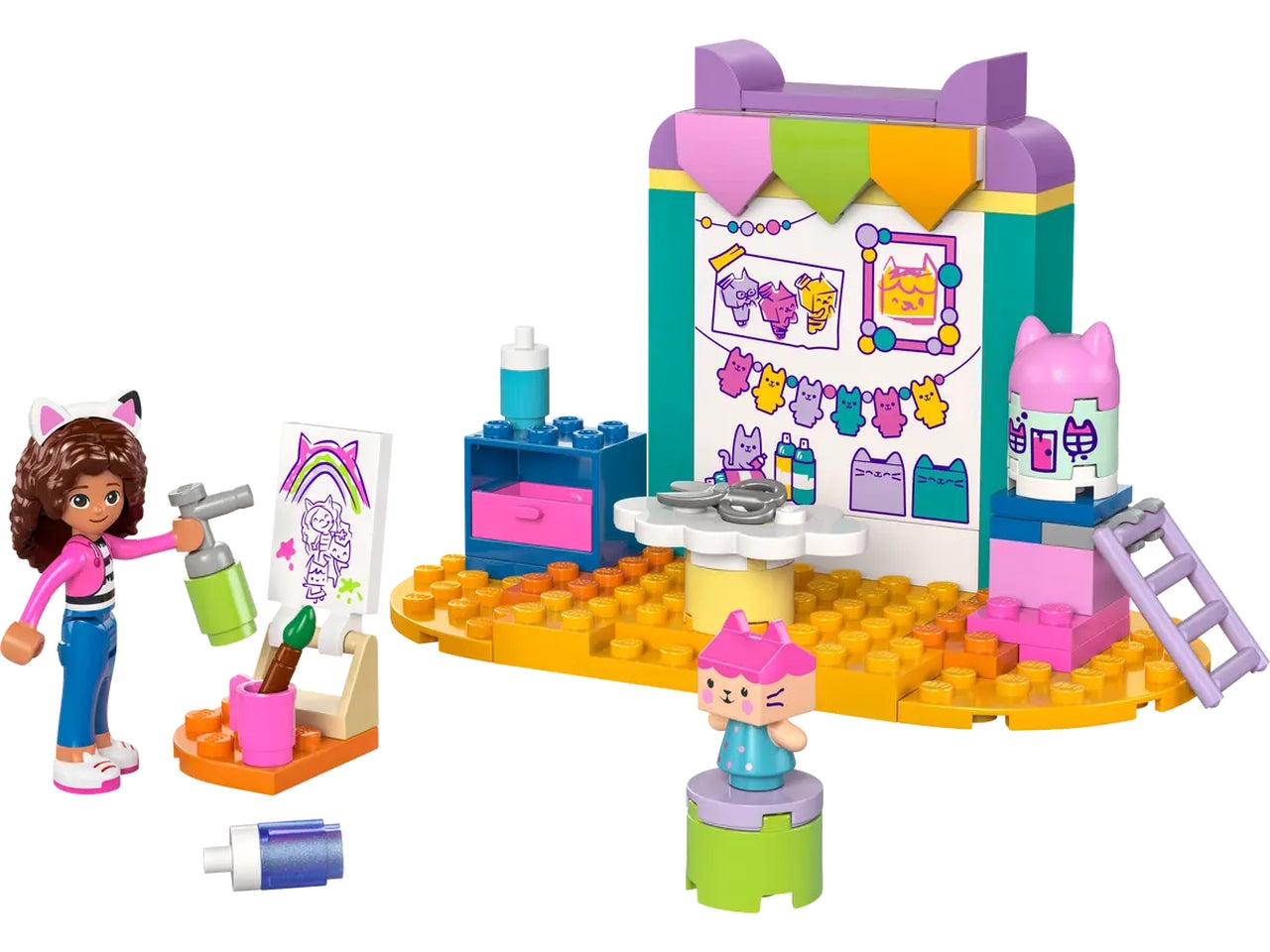 Lego Gabby's Dollhouse Creazioni con Baby, set costruzioni in scatola da 60 pezzi, per bambina di 4+ anni 10795