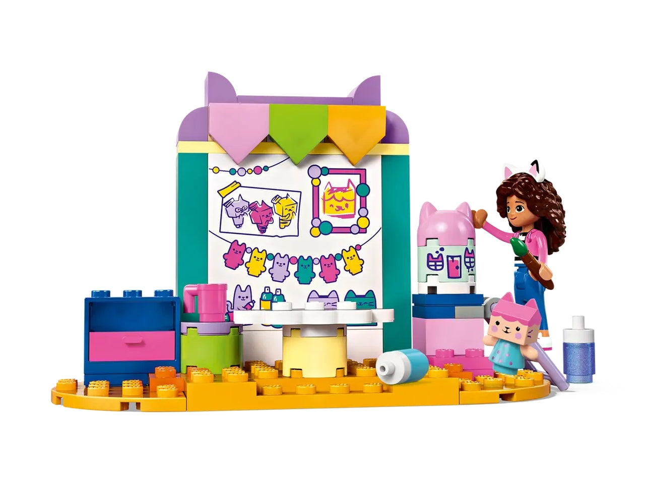 Lego Gabby's Dollhouse Creazioni con Baby, set costruzioni in scatola da 60 pezzi, per bambina di 4+ anni 10795