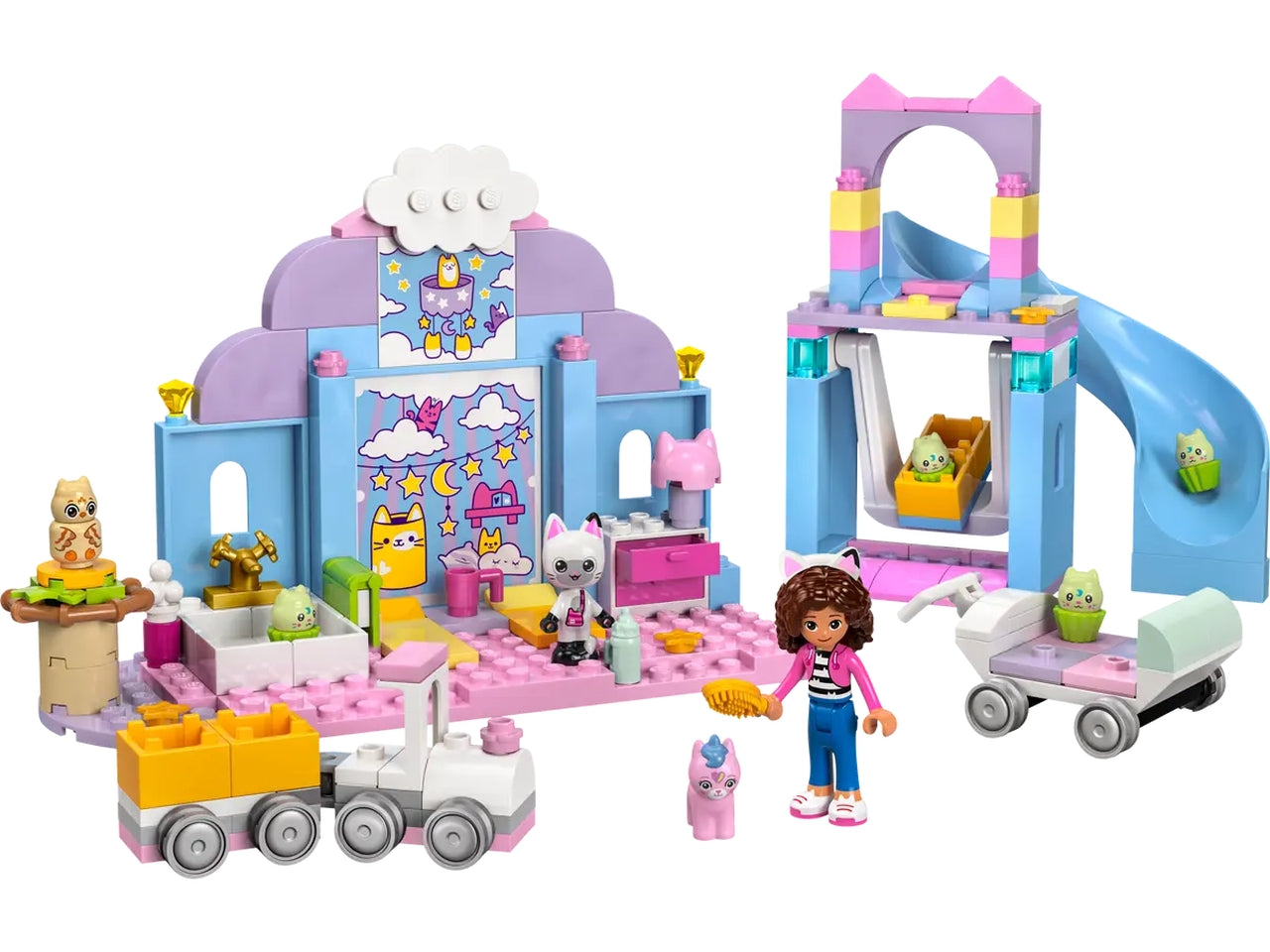 Lego Gabby's Dollhouse Asilo gatto-orecchio, set di costruzioni in scatola da 165 pezzi per bambine di 4+ anni, 10796