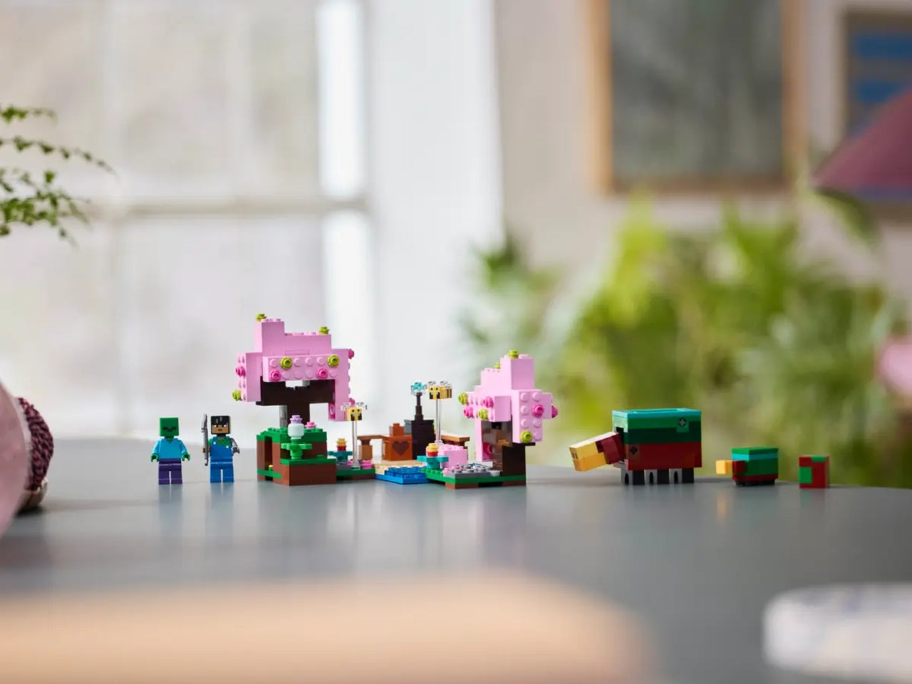 Lego Minecraft il giardino del ciliegio in fiore, set costruzioni in scatola da 304 pezzi per bambini di 8+ anni 21260