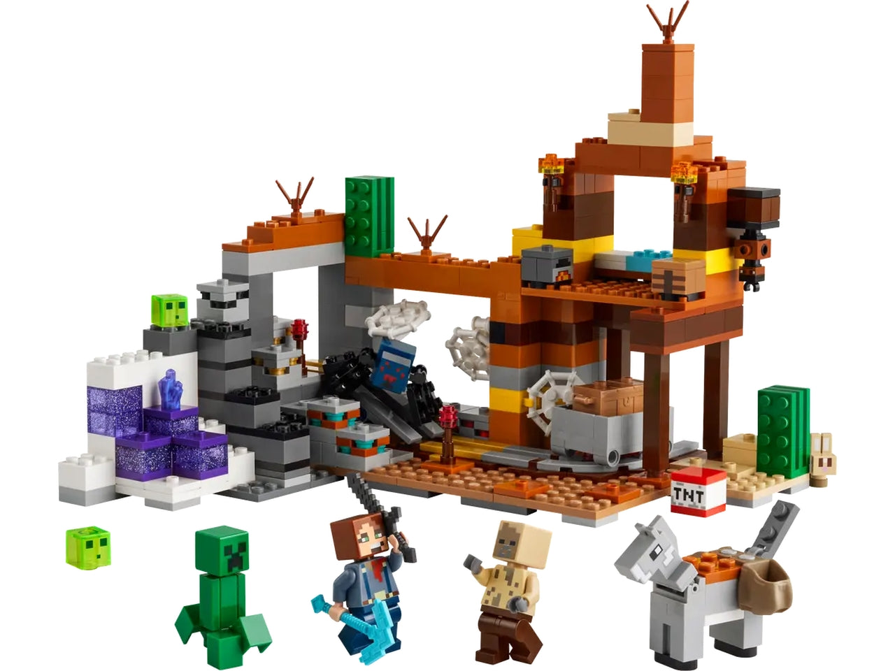 Lego Minecraft la miniera delle Badlands, set costruzioni in scatola da 538 pezzi per bambini di 8+ anni 21263
