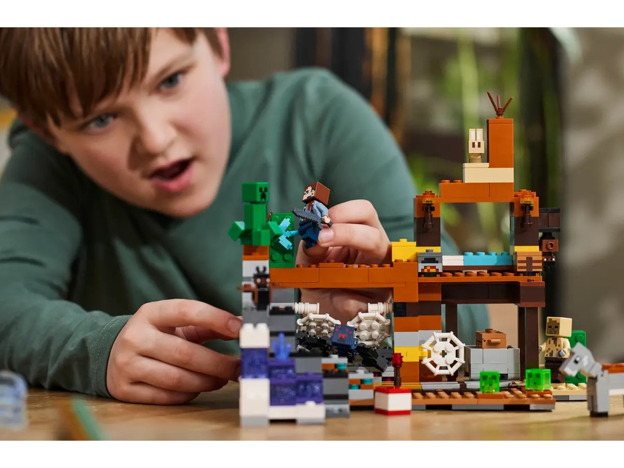 Lego Minecraft la miniera delle Badlands, set costruzioni in scatola da 538 pezzi per bambini di 8+ anni 21263