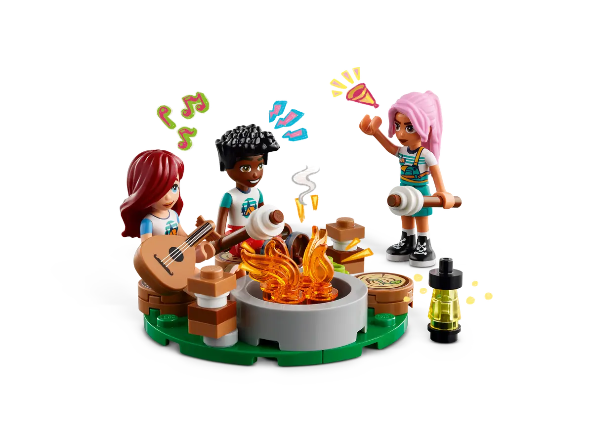 Lego Friends Cabine Relax al Campo Avventure, set mattoncini in scatola da 437 pezzi, per bambine 7+ anni 42624