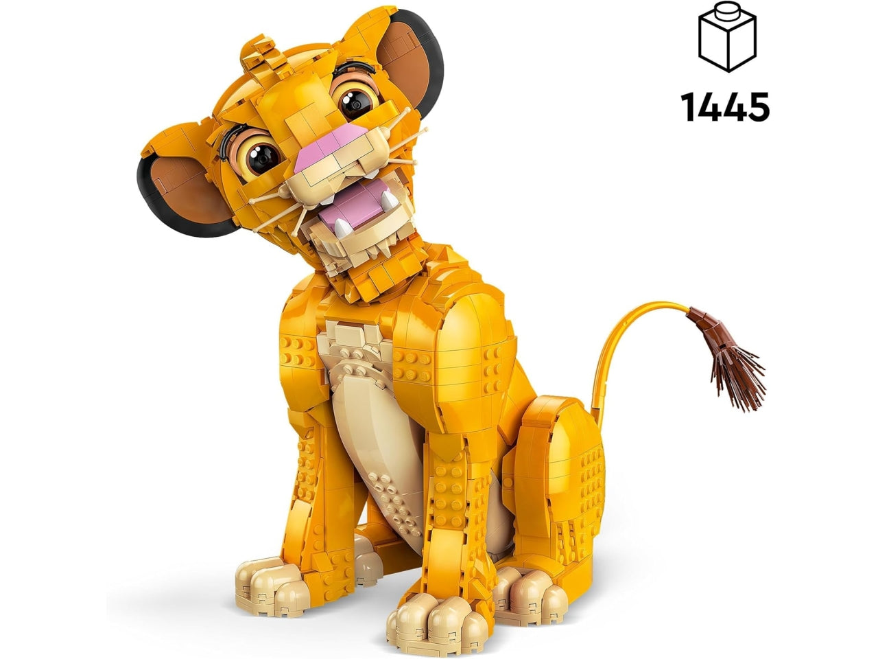 Lego Disney Giovane Simba, Re Leone in scatola da 1445 pezzi per ragazzi dai 18+ anni, 43247