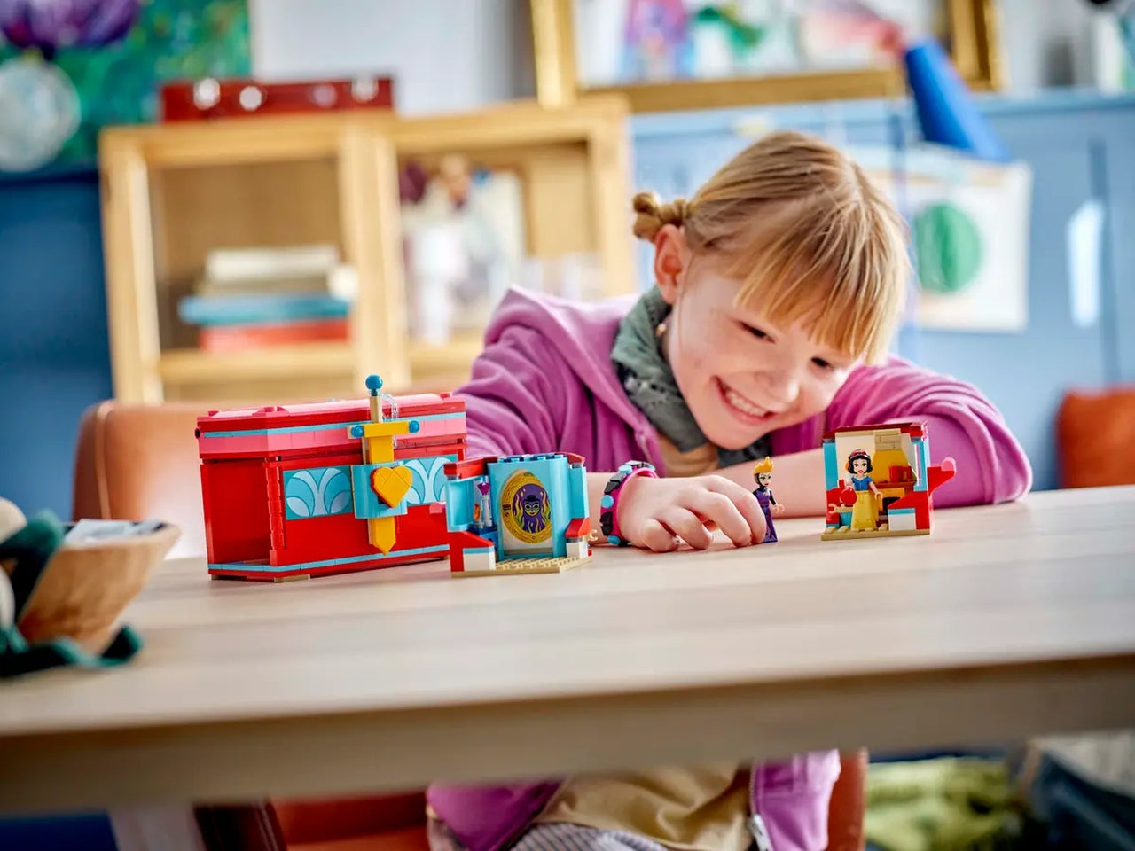 Lego Disney Princess Portagioie di Biancaneve, set di costruzioni in scatola da 358 pezzi, per bambine 6+ anni 43276