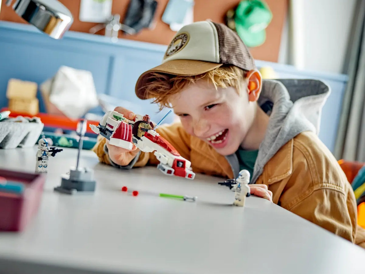 Lego Star Wars, la fuga del barc speeder, set costruzione in scatola da 221 pezzi da 8+ anni 75378