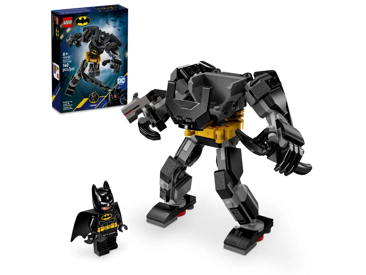 Lego Super Heroes Armatura Mech di Batman, set di costruzioni in scatola da 140 pezzi, per bambino 6+ anni 76270