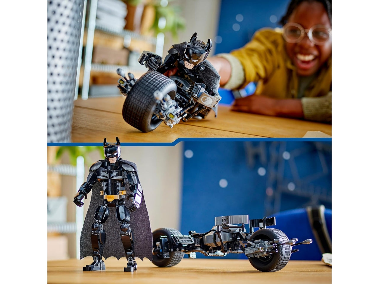 Lego Super Heroes Batman con Bat-Pod, personaggio costruibile
in scatola da 713 pezzi, per ragazzi 12+ anni 76273