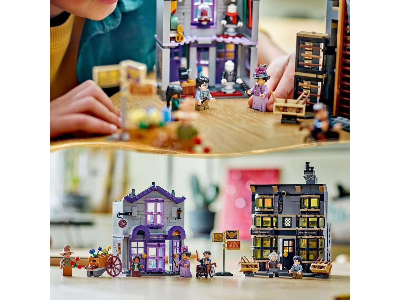 Lego Harry Potter Olivander e Madama Mcclan abiti per tutte le occasioni, set di costruzioni in scatola da 744 pezzi, per ragazzi 8+ anni 76439