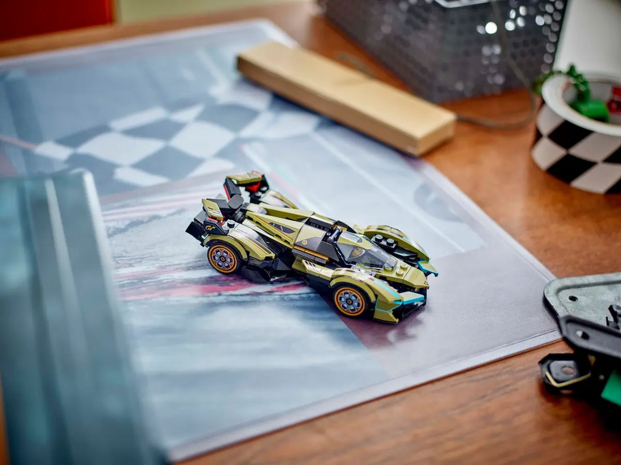Lego Speed Champions super car lamborghini lambo v12 vision gt, set di costruzioni in scatola da 230 pezzi, per ragazzi 10+anni 76923