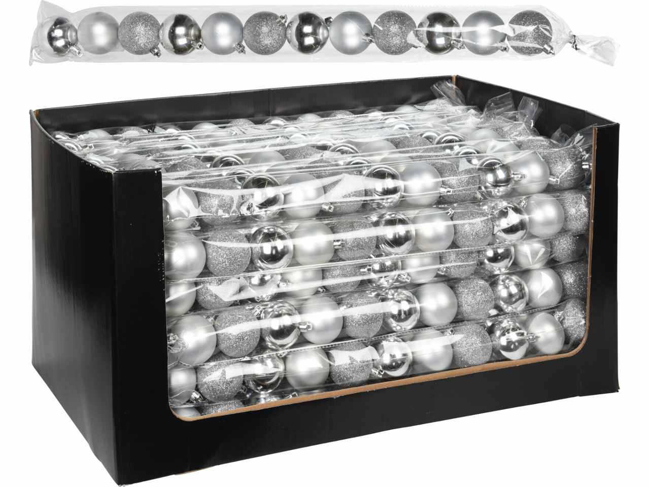 Sfera 12pezzi 50mm argento