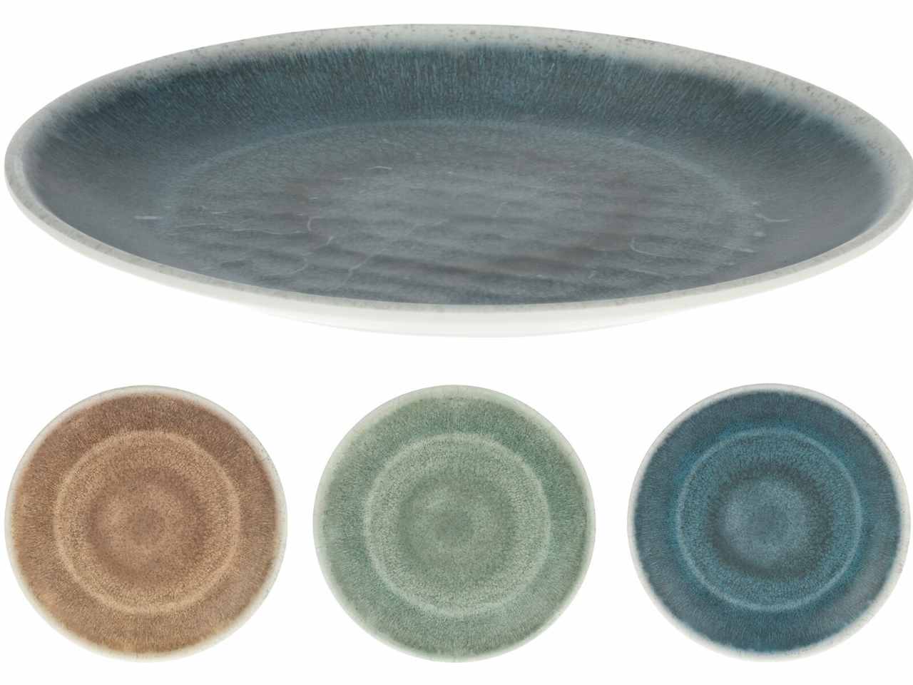 Piatto in melamina 27cm 3 assortimenti