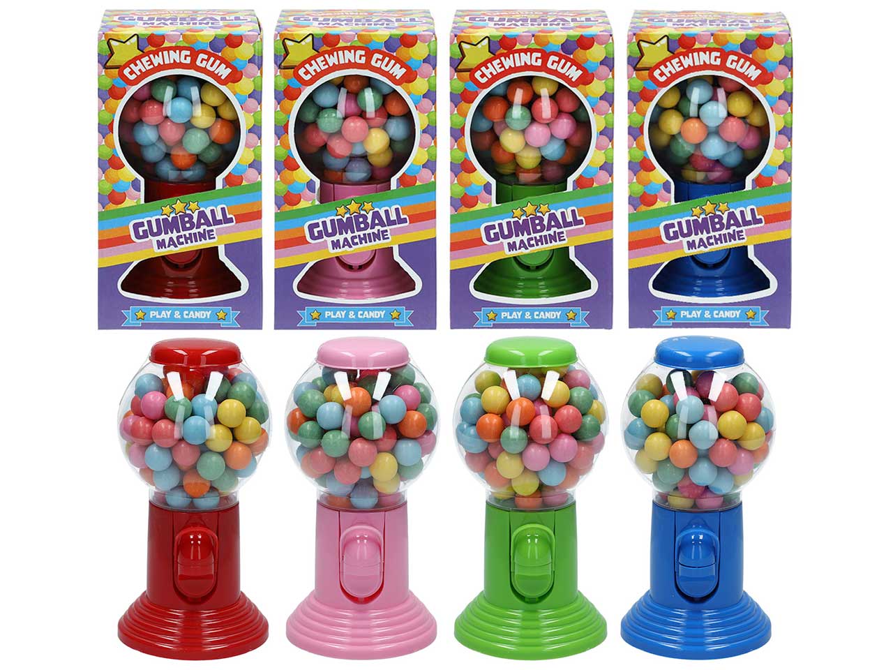 Dispenser Chewingum Koopman 270 gr Gusto Frutta - Senza Glutine con Coloranti Naturali