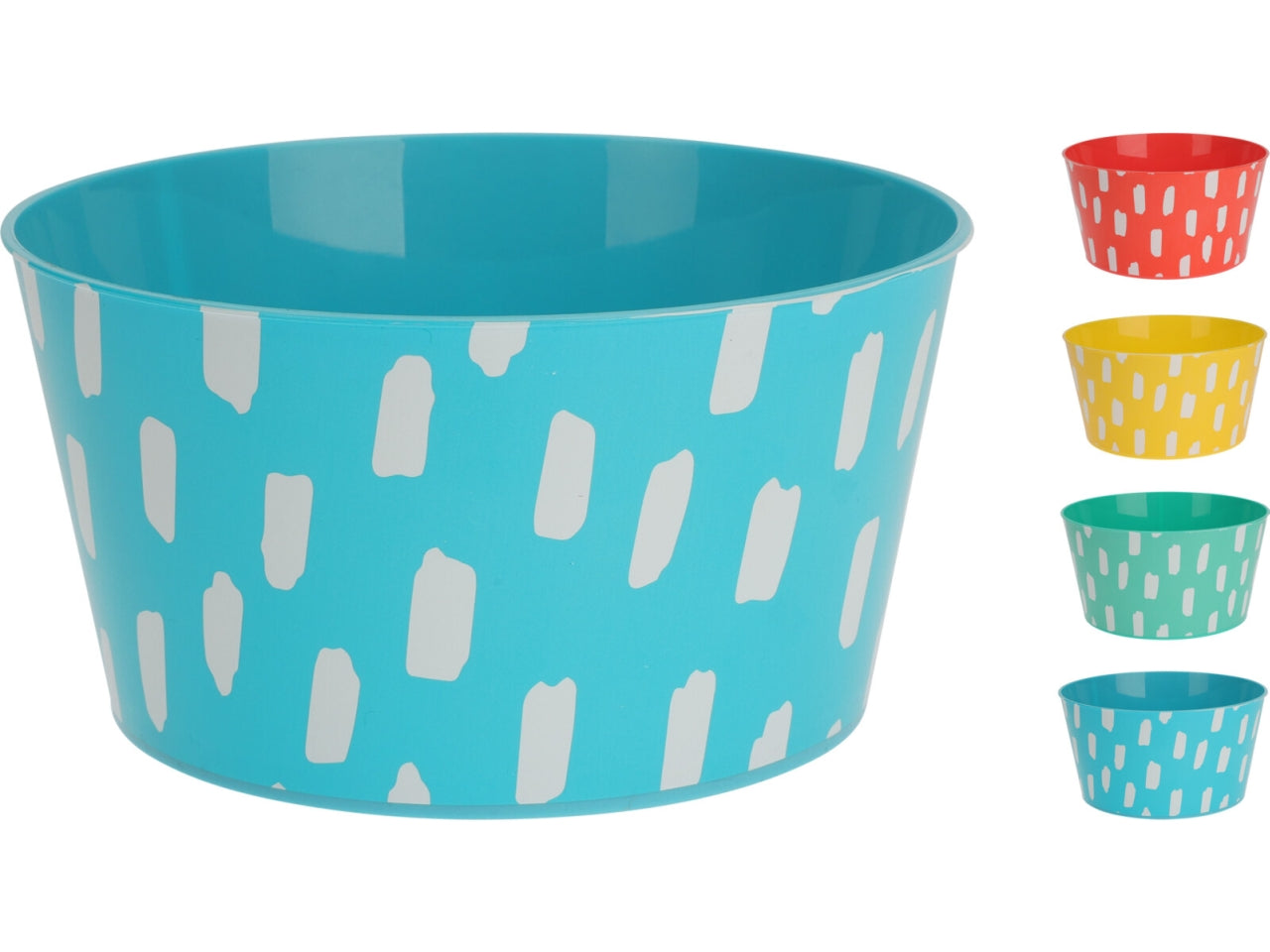 Ciotola da cucina in plastica 750ml, 4 colori assortiti - 7x14 cm - koopman