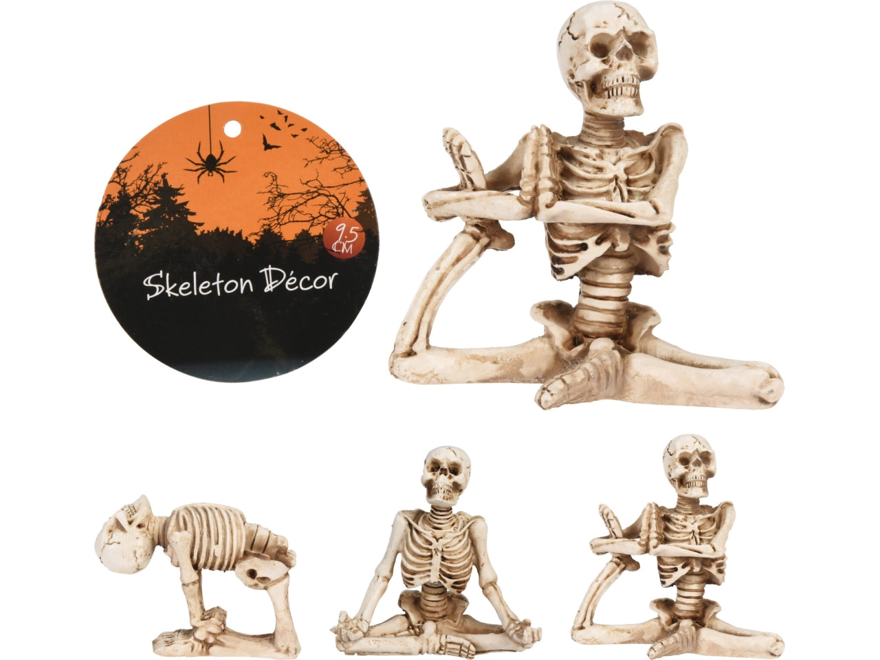 Scheletro decorativo per halloween 37x9x5cm