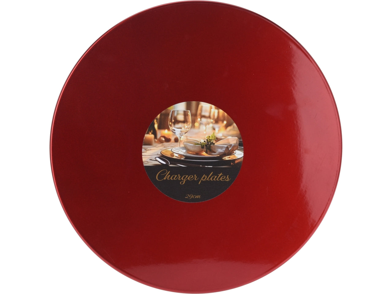 Sottopiatto 29cm rosso