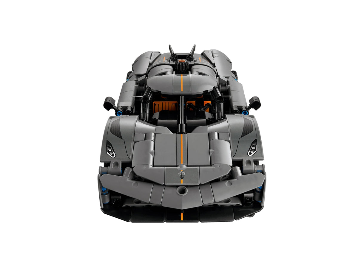 LEGO Technic - Hypercar Koenigsegg Jesko Absolut Grigia, Modellino di Auto da Costruire, Macchina Giocattolo per Bambini e Bambine da 10 Anni, Idea Regalo per Fan delle Supercar e dei Veicoli 42173