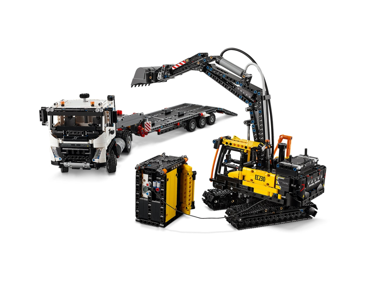 LEGO Technic - Autocarro Volvo giocattolo con escavatore costruibile - Set da 2.274 pezzi per età 10+ 42175