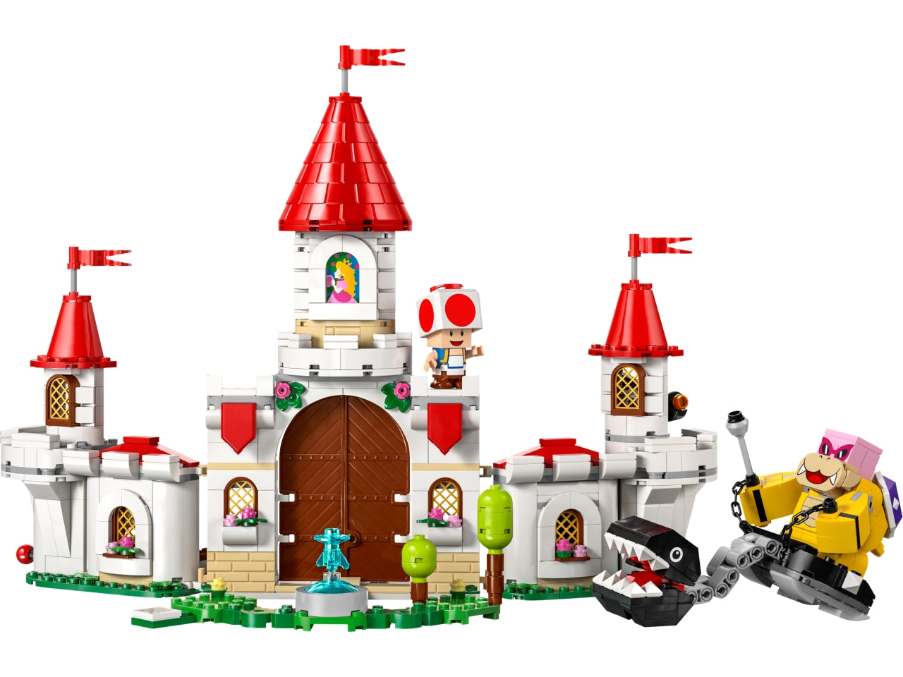 LEGO Super Mario - Divertente playset con personaggi Nintendo per bambini: gioco di ruolo con i personaggi di Super Mario, combatti con Roy e altro ancora con questo set del Castello di Peach 71435