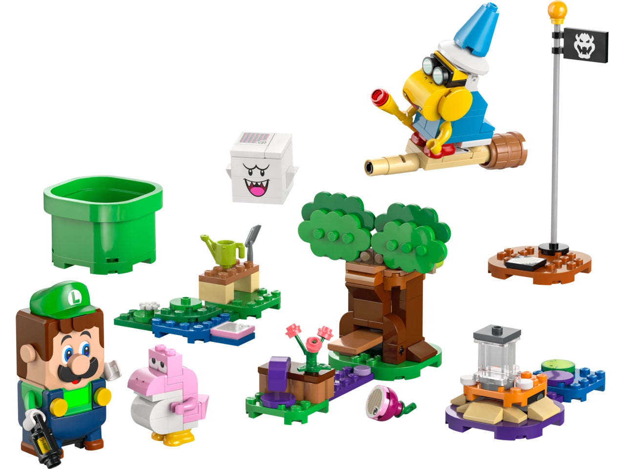 LEGO Luigi - Avventure con il set giocattolo interattivo: unisciti a LEGO Luigi in una missione per scoprire chi ha avvelenato il giardino con questo playset LEGO Super Mario per bambini 71440