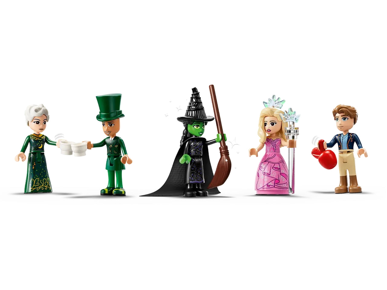 LEGO Wicked Benvenuti nella Città di Smeraldo, Gioco da Collezione per Bambine e Bambini da 9 Anni con Torre Giocattolo da Costruire e 5 Personaggi del Film tra cui Glinda e Elphaba, Idea Regalo 75684