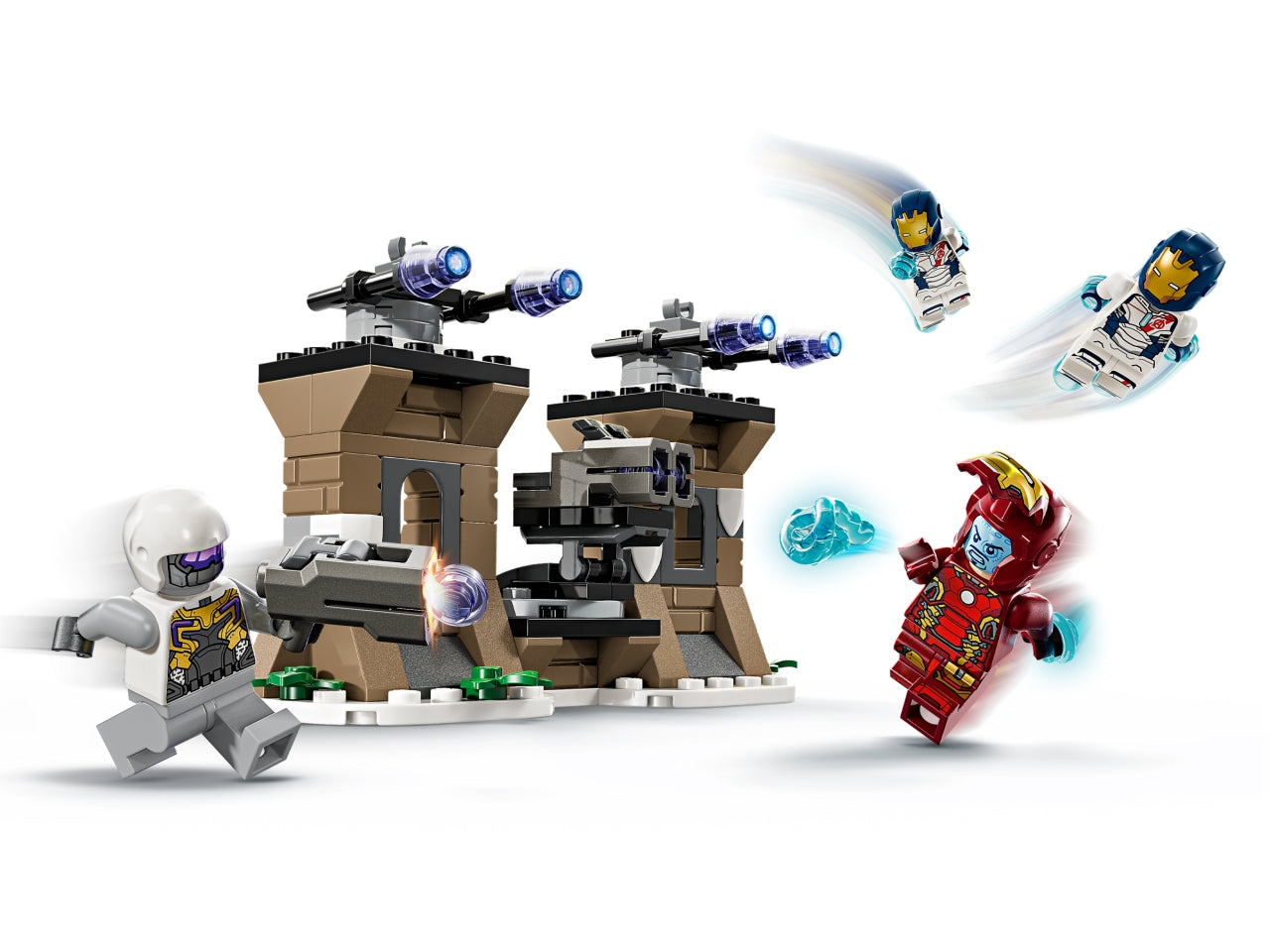 LEGO Marvel - Giocattolo di Iron Man costruibile: metti lâazione di Avengers: Age of Ultron dei Marvel Studios nelle mani dei bambini con il set Iron Man e Legione di ferro vs. Soldato Hydra per i bambini e le bambine dai 6 anni in su 76288
