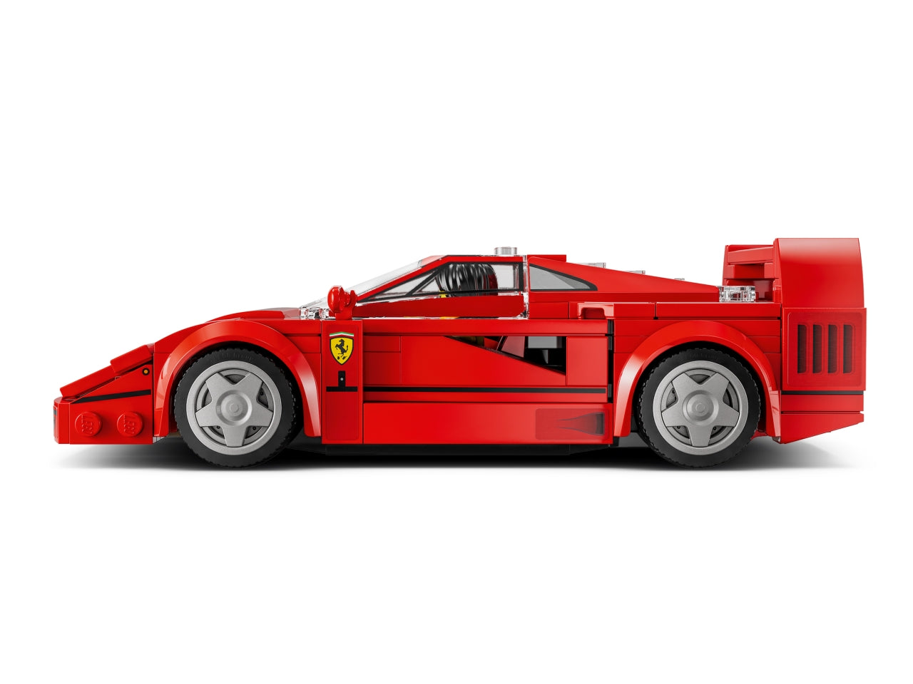 LEGO Speed Champions - Auto giocattolo Ferrari per bambini: veicolo costruibile della Supercar Ferrari F40 per i bambini e le bambine dai 9 anni in su, nostalgici amanti delle auto e fan della Ferrari 76934