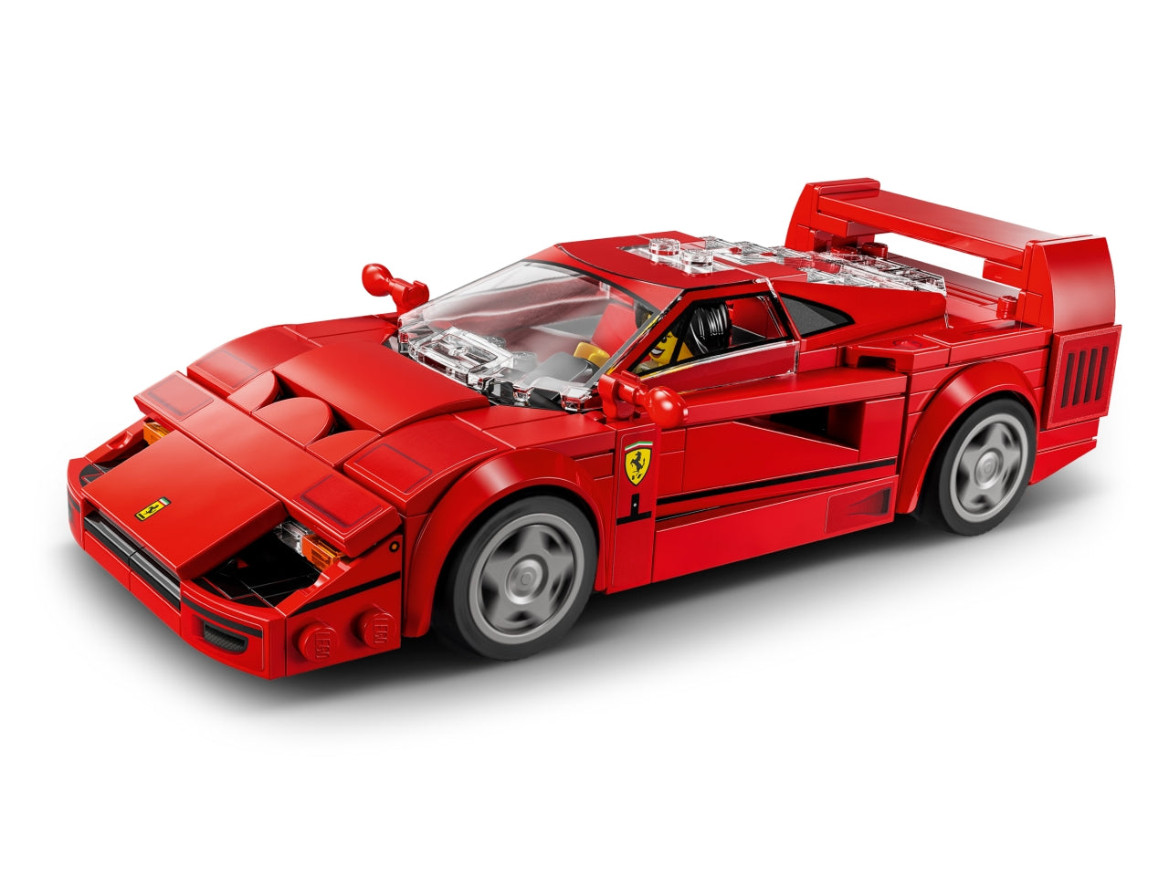 LEGO Speed Champions - Auto giocattolo Ferrari per bambini: veicolo costruibile della Supercar Ferrari F40 per i bambini e le bambine dai 9 anni in su, nostalgici amanti delle auto e fan della Ferrari 76934