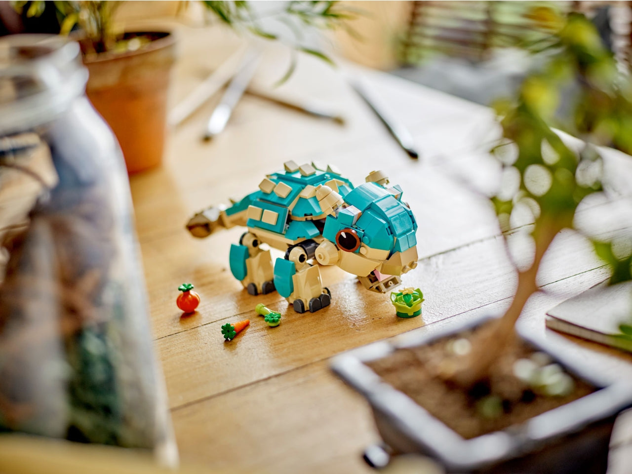 LEGO Jurassic World - Anchilosauro giocattolo: ispira la passione per le avventure legate ai dinosauri nei bambini dai 7 anni in su con il set Baby Bumpy 76962