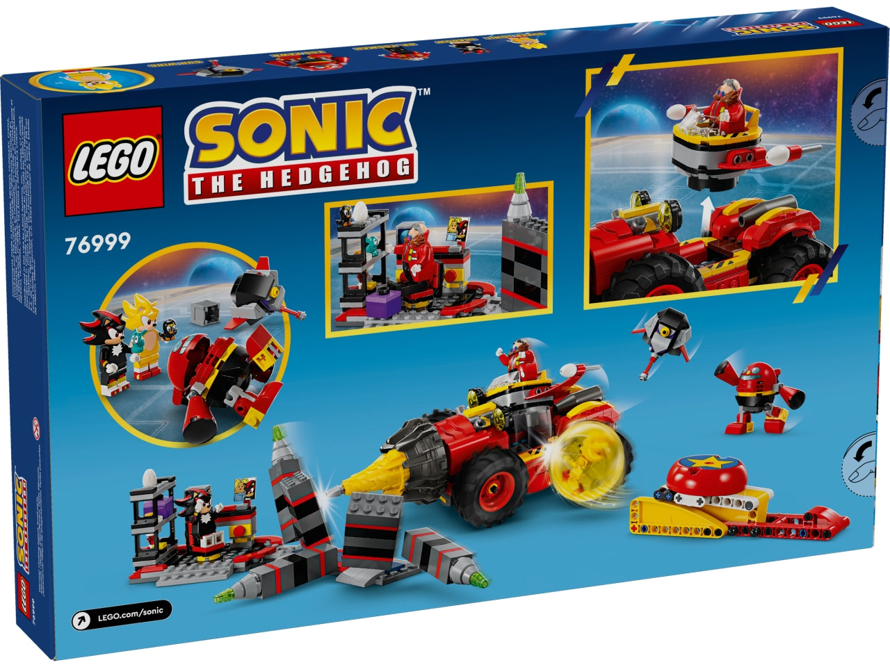 LEGO Sonic the Hedgehog - Giocattolo Super Sonic per bambini: questo set ricco di avventure Super Sonic vs. Egg Drillster consente ai bambini, alle bambine e ai fan dagli 8 anni in su 76999