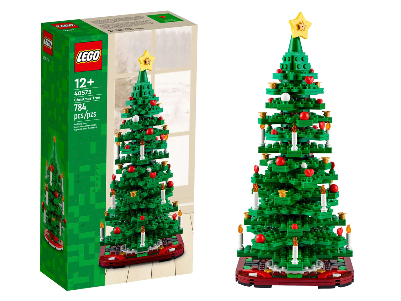 Lego lel seasons albero di natale - 784 pezzi per bambini di età 12+ 40573
