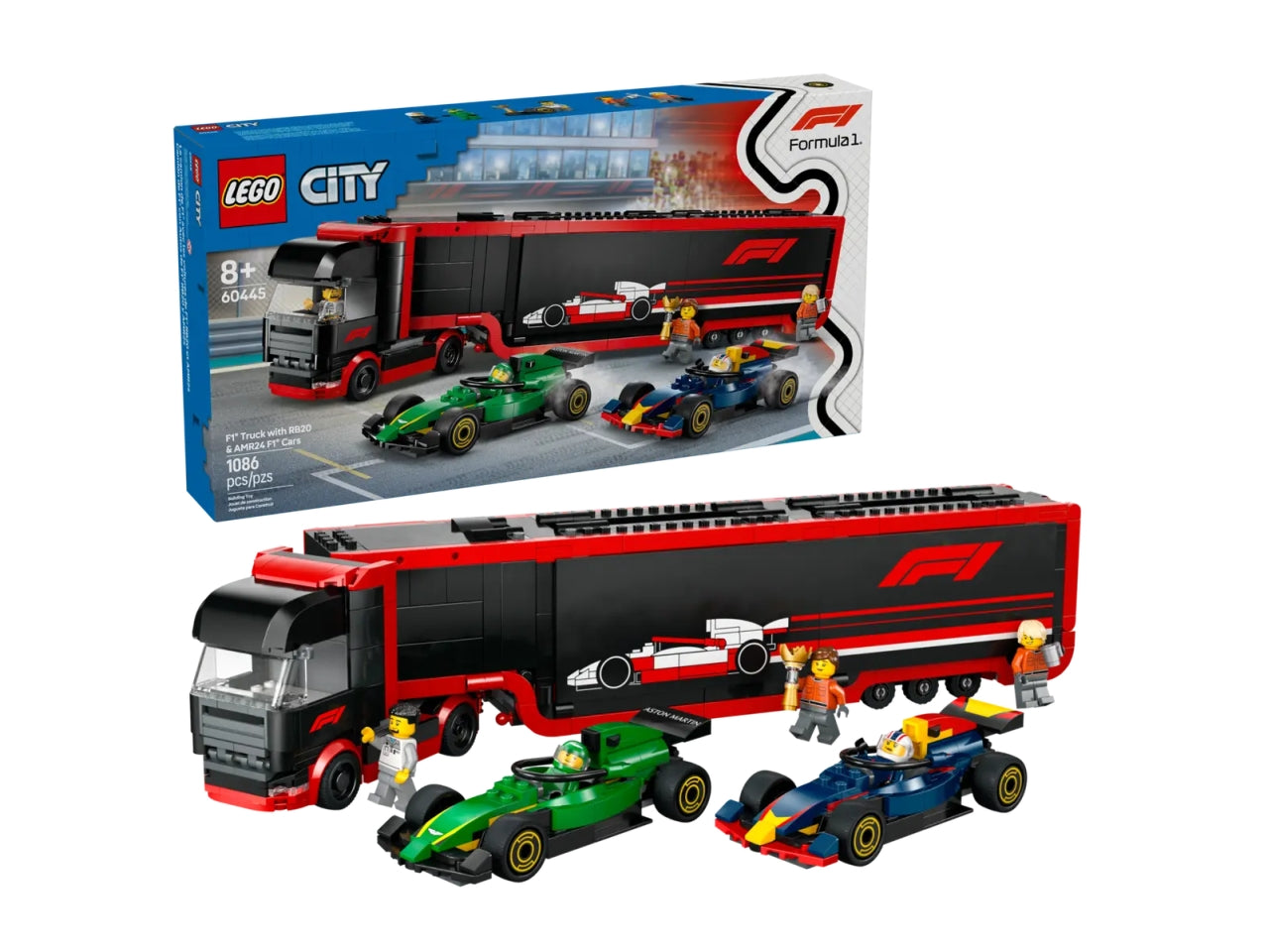 Lego City Formula 1086 pezzi per età 8+ 60445