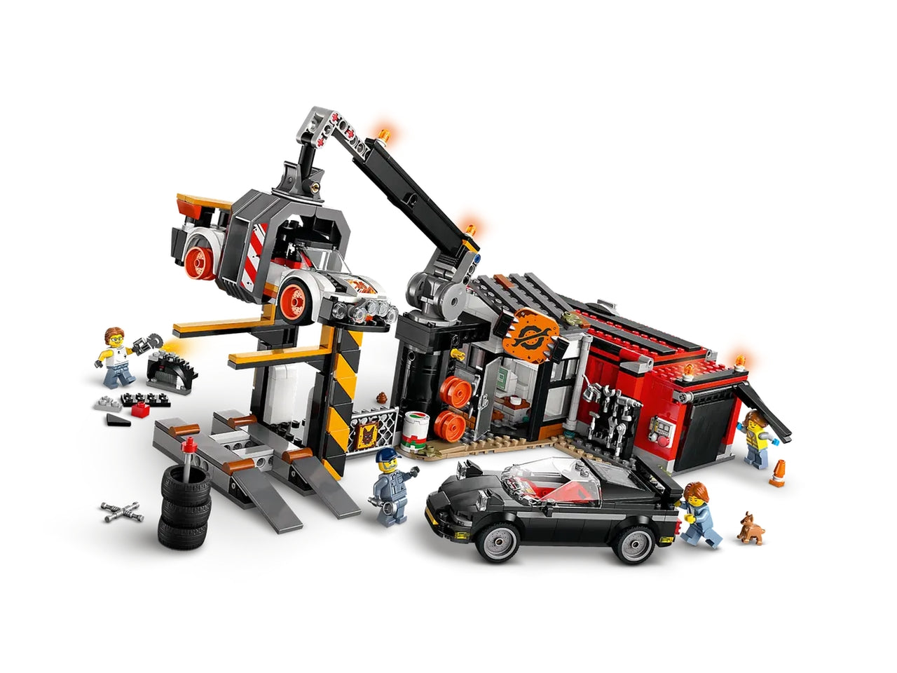Lego My city sfasciacarrozze con auto 871 pezzi per età 7+ 60472