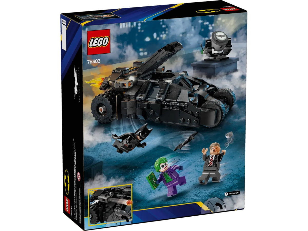 Lego Super Heroes DC tumbler di baan contro two-face e the joker 429 pezzi per età 8+ 76303