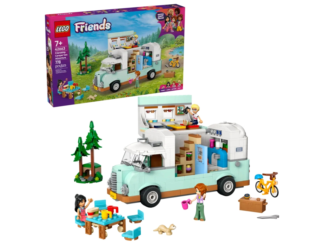 Lego Friends avventura sul camper dellâamicizia 778 pezzi per età 7+ 42663