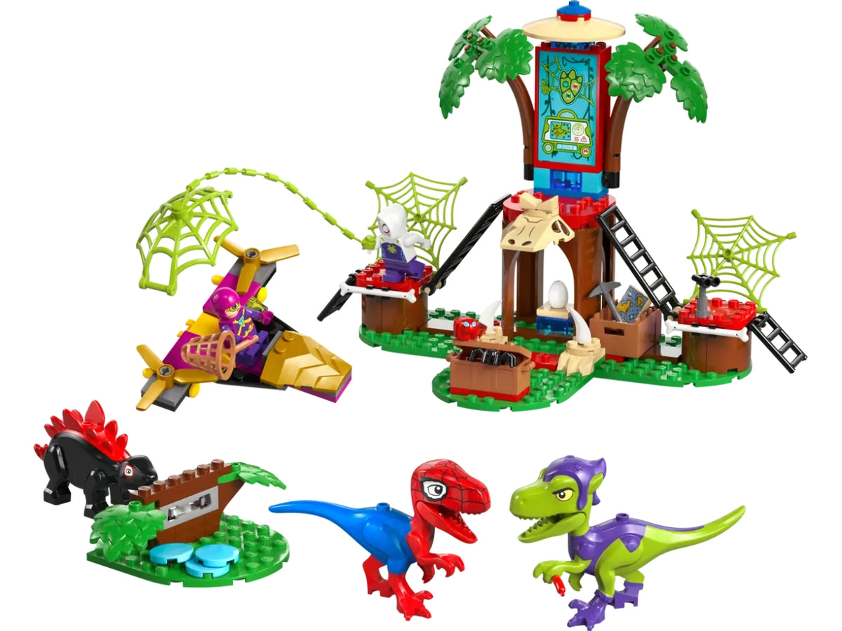 Lego Spidey battaglia con il raptor al quartier generale sullâalbero di Spider-Man e gobby 143 pezzi per età 4+ 11200