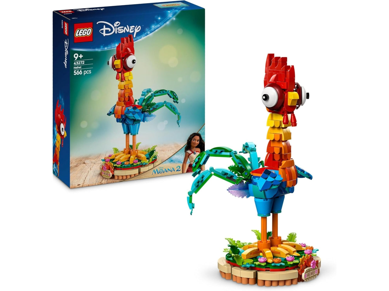Lego Disney princess personaggio da esposizione di heihei 566 pezzi
per età 9+ 43272
