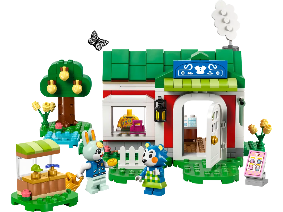 Lego Animal crossing la sartoria delle sorelle ago e filo 322 pezzi per età 6+ 77055