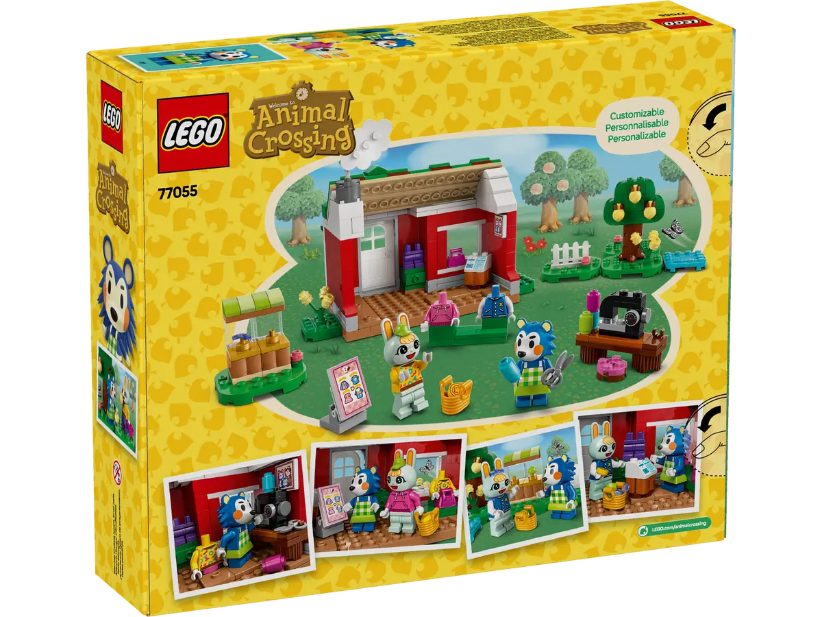 Lego Animal crossing la sartoria delle sorelle ago e filo 322 pezzi per età 6+ 77055