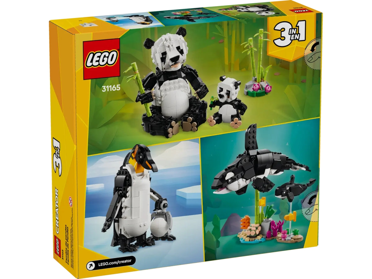 Lego Creator famiglie di animali: panda 626 pezzi per età 8+ 31165