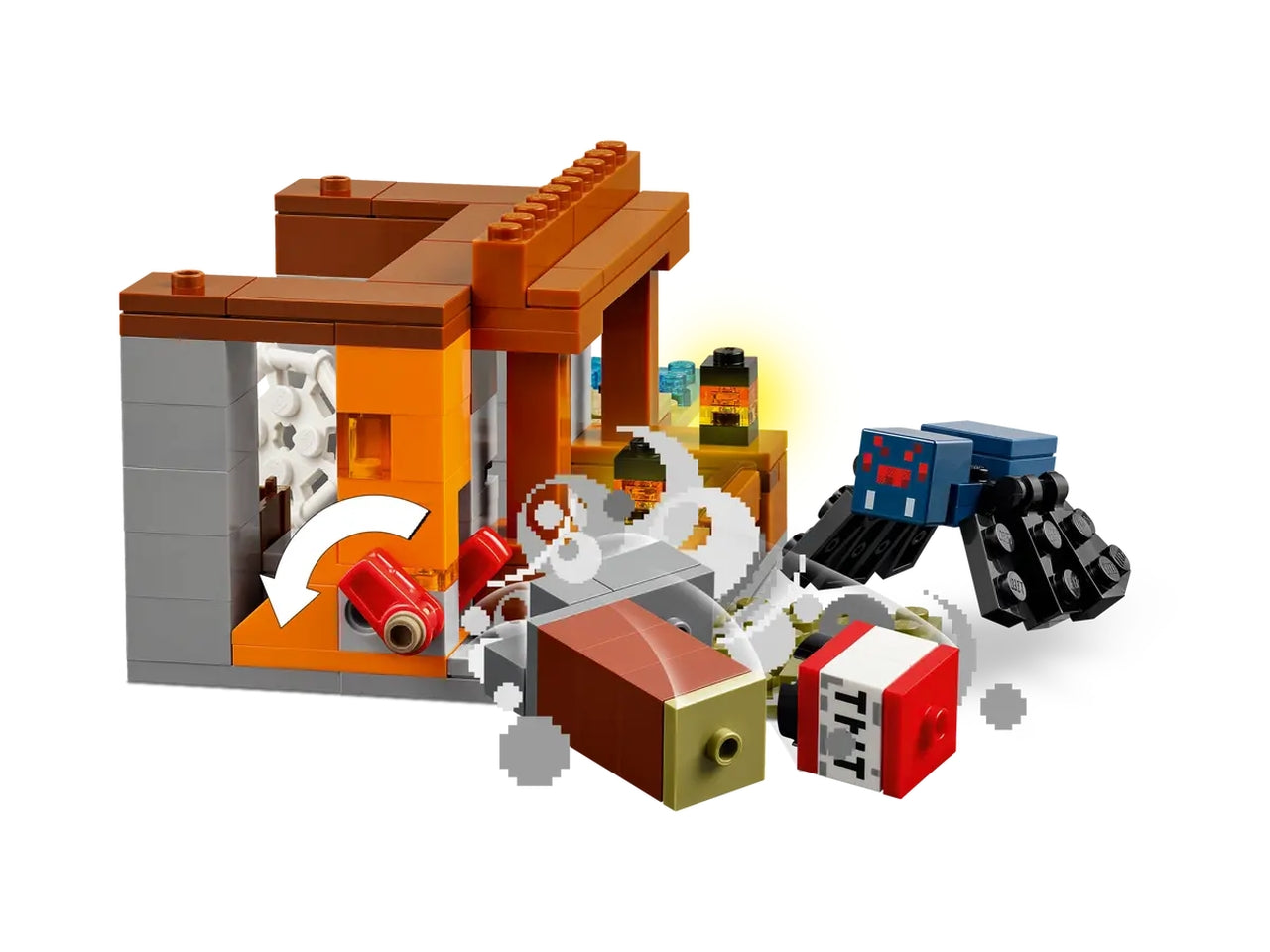 Lego Minecraft spedizione nella miniera dellâarmadillo 247 pezzi per età 8+ 21269