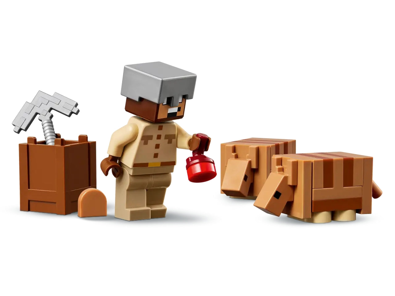 Lego Minecraft spedizione nella miniera dellâarmadillo 247 pezzi per età 8+ 21269